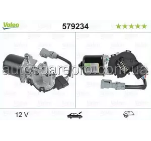 ( Valeo 579234 ) Мотор Стеклоочистителя Передний Renault Clio